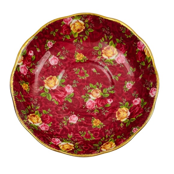 Royal Albert England Old Country Roses Ruby Lace Bone China Cup & Saucer New - Picture 5 of 16